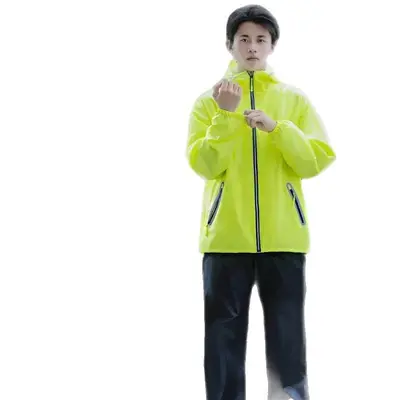 Hafif yağmur kıyafeti pantolonu tam vücut koruma unisex - 5