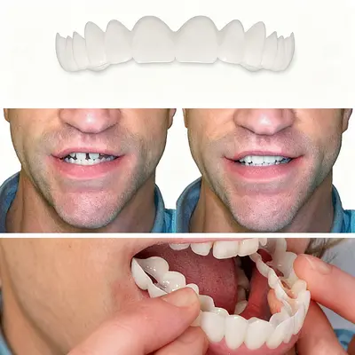 Perforated Denture Cover for Elderly Eating Aid - 1