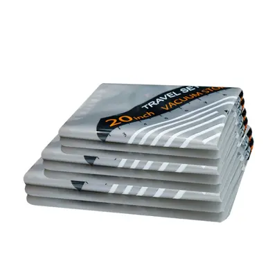 Travel Vacuum Compression Bag Set for Luggage, Portable - 8