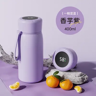 316 Stainless Steel Thermos Cup, Large Capacity, Temperature Display - 9