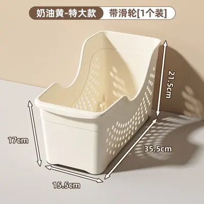 Küchenschrank-Aufbewahrungskorb Kunststoff-Küchenregal Tischablagen-Aufbewahrungsbox Verschiedenes-Korb Gewürz-Snack-Organizer Lagerungsbox - 11