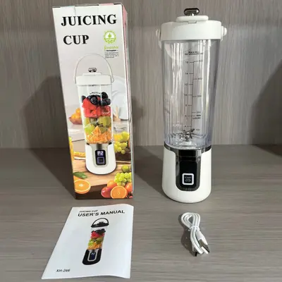 跨境便携榨汁机无线充电小型果汁杯家用多功能碎冰大容量搅拌杯 - 3