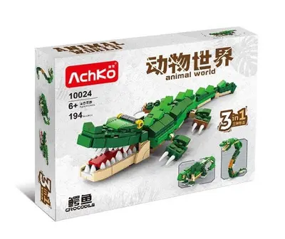Aoke Building Blocks Tiger, Animal World Series, Educational Children's Toy - 11