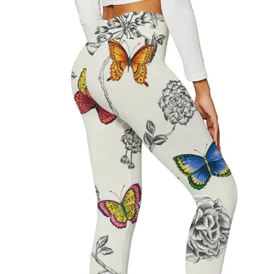 Sınır Ötesi 2024 İlkbahar ve Sonbahar Yeni Dar Paça 3D Baskılı Moda Tayt Kadın Günlük Moda Yoga Fitness Pantolonu