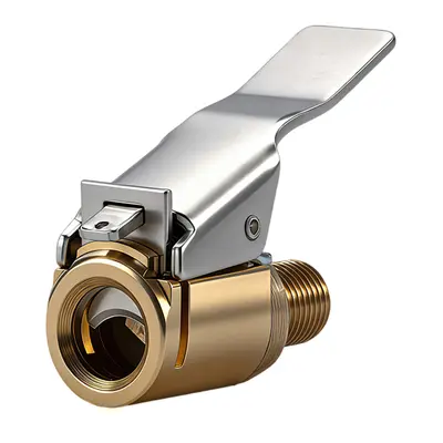Universal High-Pressure Explosion-Proof Air Pump Inflator Head, Air Chuck Nozzle, Universal Quick-Inflation Car Tire Air Chuck Nozzle