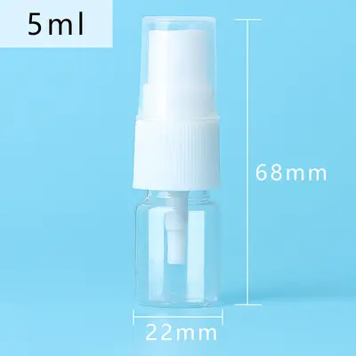 30ml 50ml 100ml ml sprey şişesi şeffaf PET plastik küçük sprey şişesi kozmetik parfüm yeniden paketleme şişesi sprey şişesi - 7