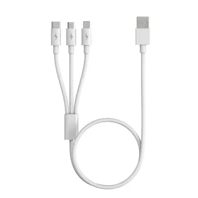 3-in-1-Ladekabel 100W, kompatibel mit Apple Huawei Android