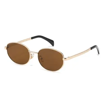 Oval Polarize Güneş Gözlüğü, UV400 Korumalı, Kadın Retro Tasarım - 6