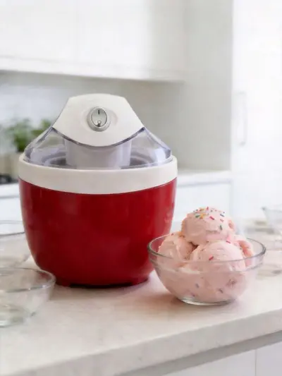 Ev Tipi Mini Dondurma Makinesi, AB ve ABD Standartlı - 10