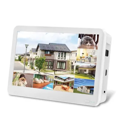 POE video kaydedici üçü bir arada video ekranı entegre ONVIF ultra yüksek çözünürlüklü 4K uyumlu 8MP dış mekan wifi dome kamera