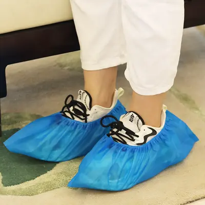Thickened Disposable Non-Woven Shoe Covers, Dust-Proof - 7