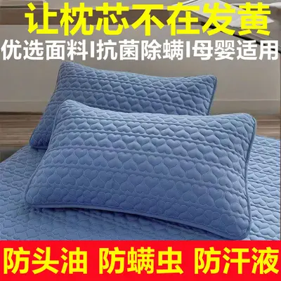 Hotel Pillowcase Protector, Washable Quilted Adult Pillow Cover - 9