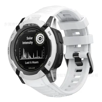 Silicone Replacement Strap for Garmin Instinct 2X, Sport Quick Release - 7