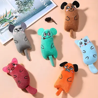 Plush cat toy with catnip and tailed design - 4