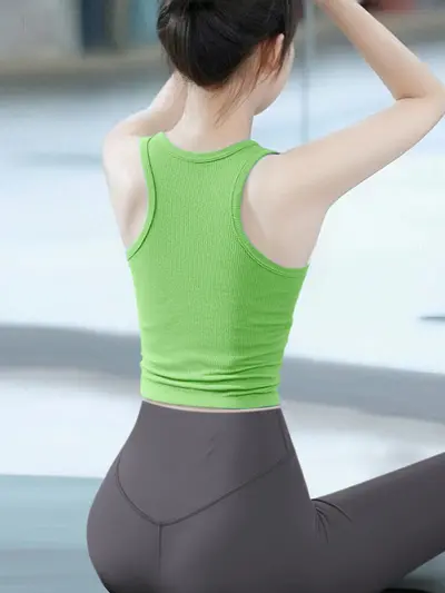 Kadın yoga seti, çok yönlü kombinable, gömlekli, koşu ve fitness için - 6