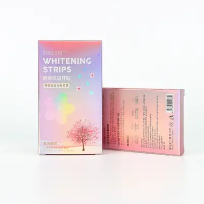 Smilekit Sakura Enzyme Teeth Whitening Strips, Professional Whitening - 3