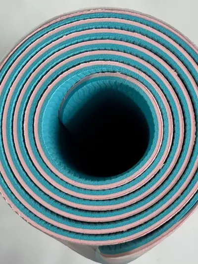 TPE Two-Color Yoga Mat, Thick Extra-Large, Non-Slip - 5