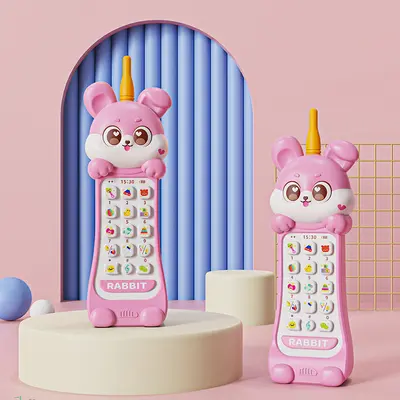 Baby Teether Music Toy Phone, Educational Smart Phone for 1-3 Year Olds - 7