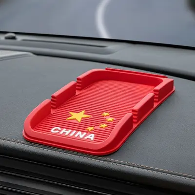 Anti-Slip Car Dashboard Mat with Navigation Stand and Phone Holder - 10