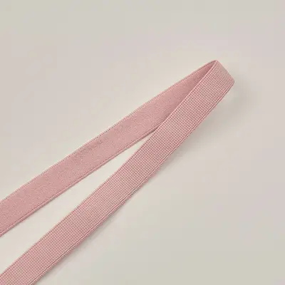 1cm Single-Sided Plush Elastic Band, Nylon Plaid, Bra Hem Trim - 12
