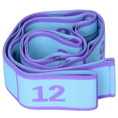 Numbwin Yoga Pilates 12-Level Stretch Band - 11