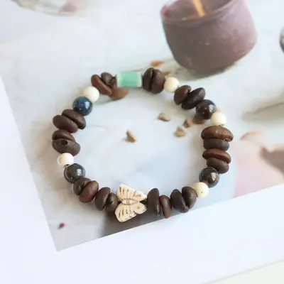 Браслет унисекс из бусин Coffee Bean Jingdezhen - 10