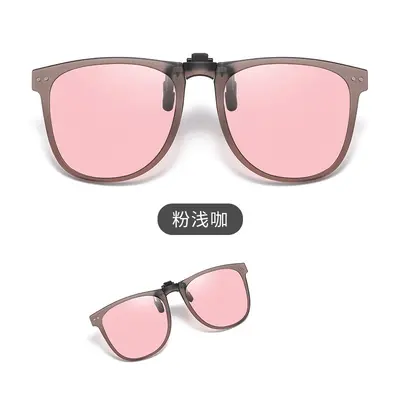 Foldable Clip-On Polarized Sunglasses, SSS12 Model, UV Protection - 9
