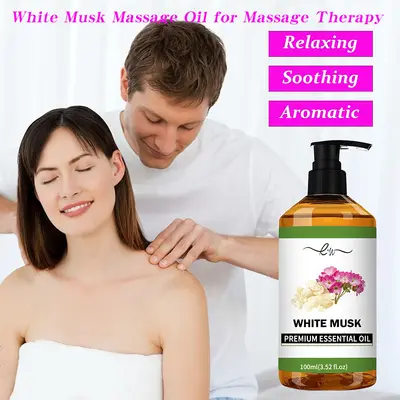 Plant Lavender Aromatherapy Body Bath and Massage Oil, Essential Oil with Ginger and Cocon