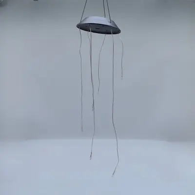 Solar Dragonfly Wind Chime Garden Light, Waterproof, Outdoor