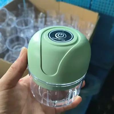 Electric garlic crusher household garlic mincer multifunctional food processor meat grinder mixer juicer aromatherapy humidifier - 4