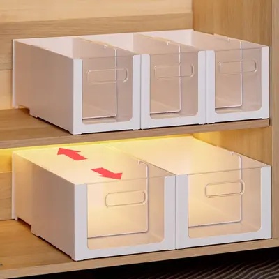 Küchenschrank rechteckige Aufbewahrungsbox, schmale lange Form - 1