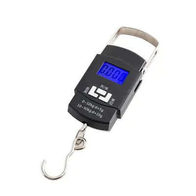 Tragbare elektronische Waage Hochpräzisions-Hängewaage tragbare Mini-Hängewaage 50kg Gepäckwaage Paketwaage - 7