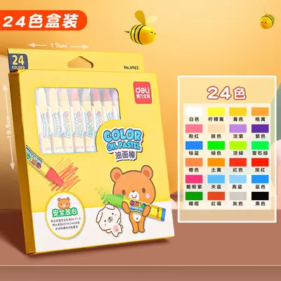 Wasserlösliches Pastellstift-Set für Kinder, waschbar - 9
