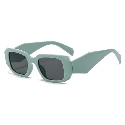 Polygon Frame Retro Sunglasses with UV Protection - 9