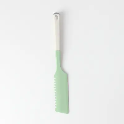 Silikon Spatula ve Kepçe Seti, 4 Parça, Mutfak Süzgeçli Kaşık - 10