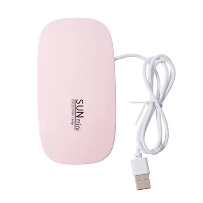 Mini manikür lambası çabuk kuruyan fototerapi lambası USB taşınabilir fare lambası tırnak pişirme makinesi oje tutkal UV kürleme pişirme lambası - 10