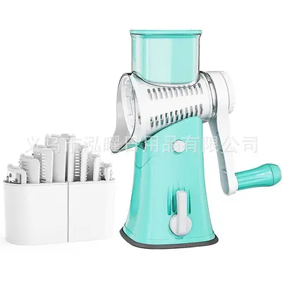 Hand-crank vegetable chopper, potato and cucumber grater - 4