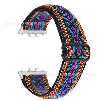 Adjustable Nylon Woven Strap for Samsung Galaxy Fit3, Model SM-R390 - 10