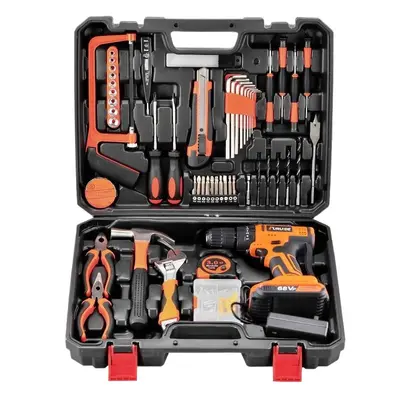 Home tool box multifunctional impact drill repair set