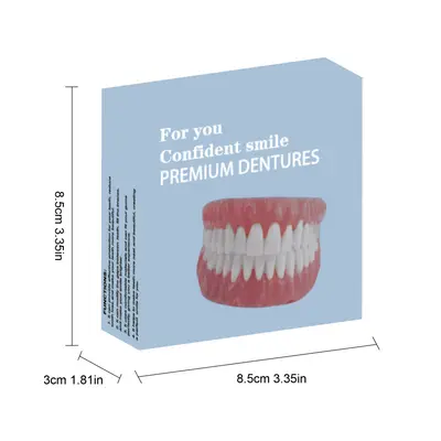 Dental Beauty Prosthetic Modification Set with Upper and Lower Artificial Prostheses, 10g - 6