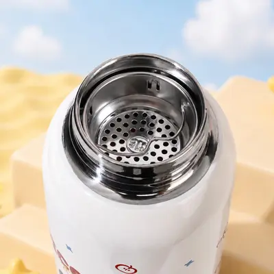 Yuanqi Xiaoman Insulated Cup, Screw-Top, Tea Infuser - 4