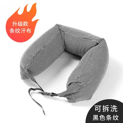 u型枕无印款泡沫填充粒子枕多功能颈枕旅行枕头简约便携飞机枕