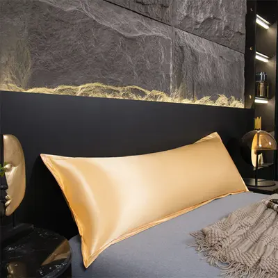 Ice Silk Waterproof Long Pillowcase, Double - 12