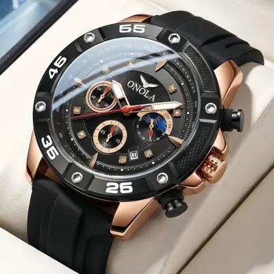 Bestseller von Xiyin ONOLA/ONOLA modische und alltägliche neue multifunktionale Quarz wasserdichte Armbanduhr