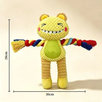 Dog training toy plush with hidden treat pocket, sound - 12