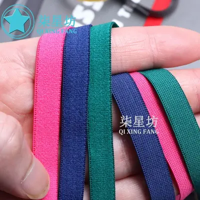 Colored Elastic Band, Single-Sided Fluffy Design