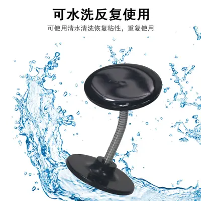 Universal car phone holder, PU self-adhesive, rotating - 7