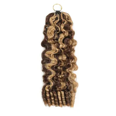Echthaar-Häkelflechtextensions, Klavierfarbe, Miracle Knots