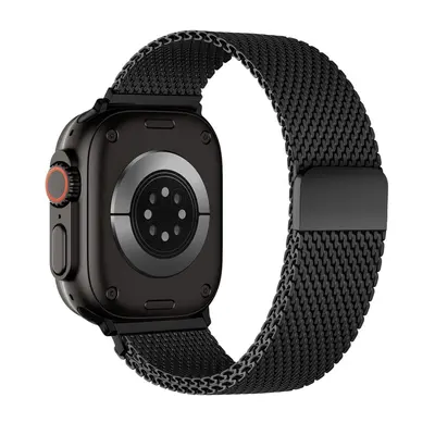Apple Watch Ultra 2 uyumlu Milanese çelik kordon, manyetik kapatma - 7