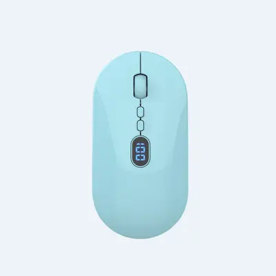 Sınır ötesi yeni kablosuz Bluetooth mouse, şarj edilebilir, sessiz, güç göstergeli, kızlar, iş, bilgisayar ve ofis kullanımı için uygun. - 10